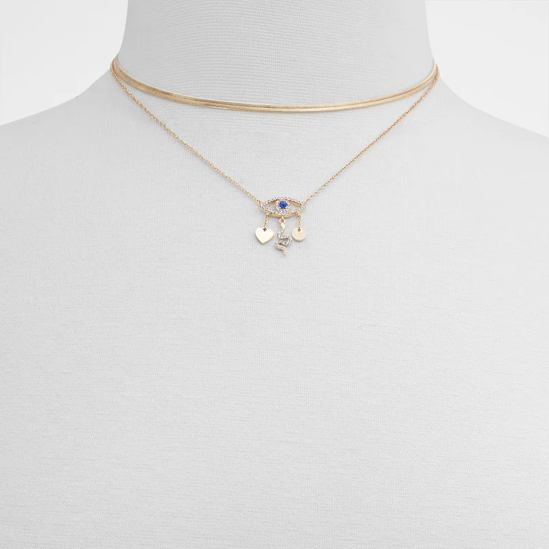 الدو GAZECHARMS 2-Pack Gold-Tone Necklaces